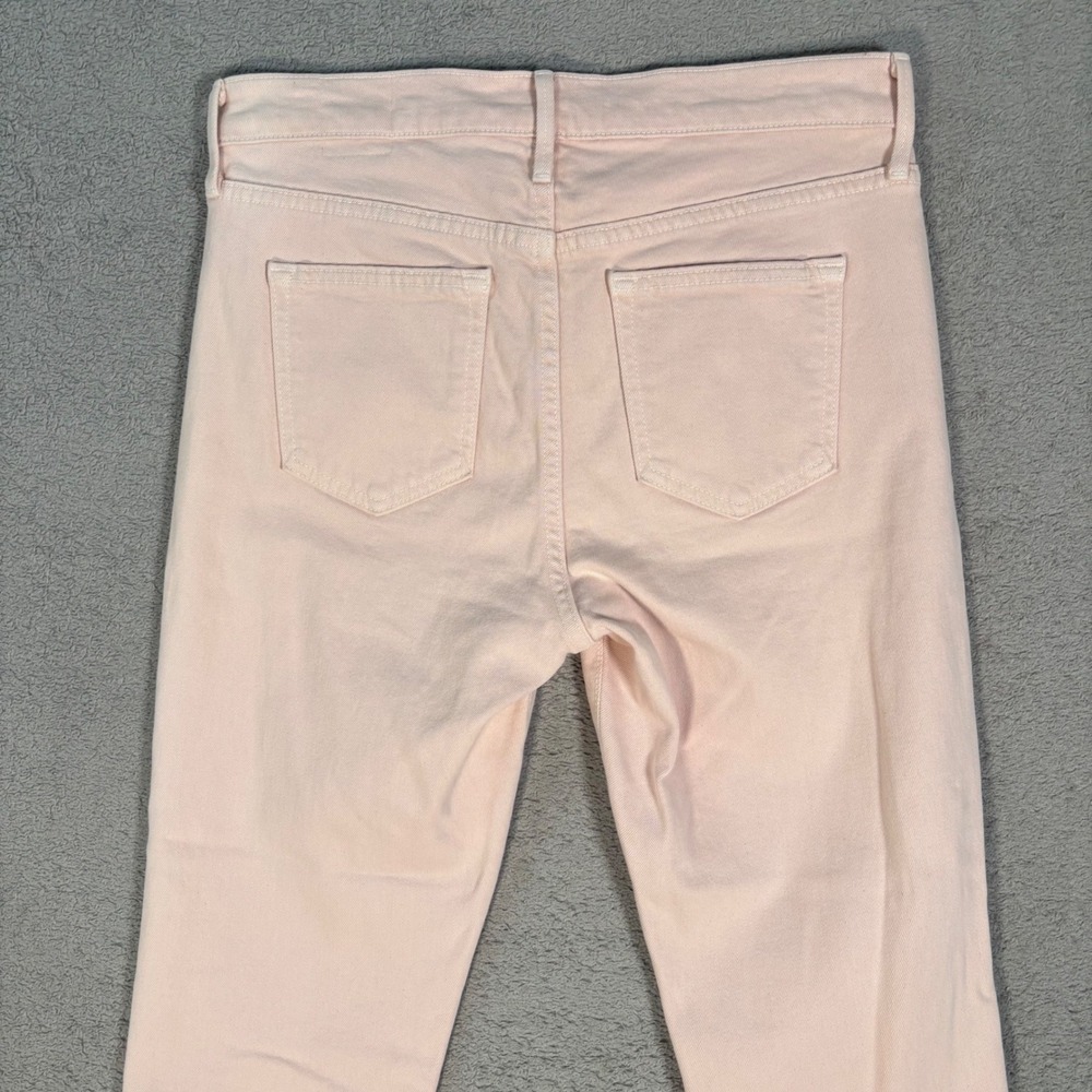 Vince Skinny Crop Jeans Size 29 Tulip Pink Cotton Elastane Soft Pink‎ Denim - Picture 12 of 16